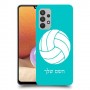 כדורעף - כדור כיסוי מגן קשיח בעיצוב אישי עם השם שלך ל Samsung Galaxy A32 יחידה אחת סקרין מובייל