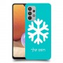 שלג כיסוי מגן קשיח בעיצוב אישי עם השם שלך ל Samsung Galaxy A32 יחידה אחת סקרין מובייל