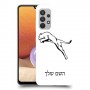 פומה כיסוי מגן קשיח בעיצוב אישי עם השם שלך ל Samsung Galaxy A32 יחידה אחת סקרין מובייל