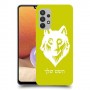 זאב כיסוי מגן קשיח בעיצוב אישי עם השם שלך ל Samsung Galaxy A32 יחידה אחת סקרין מובייל