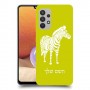 זברה כיסוי מגן קשיח בעיצוב אישי עם השם שלך ל Samsung Galaxy A32 יחידה אחת סקרין מובייל