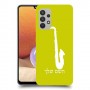 סקספון כיסוי מגן קשיח בעיצוב אישי עם השם שלך ל Samsung Galaxy A32 יחידה אחת סקרין מובייל