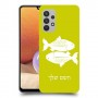 דגים כיסוי מגן קשיח בעיצוב אישי עם השם שלך ל Samsung Galaxy A32 יחידה אחת סקרין מובייל