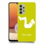 אימון ספורט - אישה כיסוי מגן קשיח בעיצוב אישי עם השם שלך ל Samsung Galaxy A32 יחידה אחת סקרין מובייל
