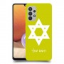 מגן דוד - ישראל כיסוי מגן קשיח בעיצוב אישי עם השם שלך ל Samsung Galaxy A32 יחידה אחת סקרין מובייל