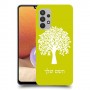 עץ כיסוי מגן קשיח בעיצוב אישי עם השם שלך ל Samsung Galaxy A32 יחידה אחת סקרין מובייל