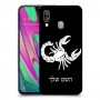 עקרב כיסוי מגן קשיח בעיצוב אישי עם השם שלך ל Samsung Galaxy A40 יחידה אחת סקרין מובייל