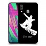סנובורד כיסוי מגן קשיח בעיצוב אישי עם השם שלך ל Samsung Galaxy A40 יחידה אחת סקרין מובייל