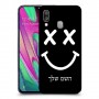 סמיילי כיסוי מגן קשיח בעיצוב אישי עם השם שלך ל Samsung Galaxy A40 יחידה אחת סקרין מובייל