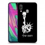 פסל החירות כיסוי מגן קשיח בעיצוב אישי עם השם שלך ל Samsung Galaxy A40 יחידה אחת סקרין מובייל