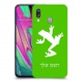 צפרדע טרופית כיסוי מגן קשיח בעיצוב אישי עם השם שלך ל Samsung Galaxy A40 יחידה אחת סקרין מובייל