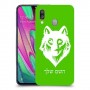 זאב כיסוי מגן קשיח בעיצוב אישי עם השם שלך ל Samsung Galaxy A40 יחידה אחת סקרין מובייל
