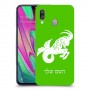 גדי כיסוי מגן קשיח בעיצוב אישי עם השם שלך ל Samsung Galaxy A40 יחידה אחת סקרין מובייל