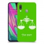 מאזניים כיסוי מגן קשיח בעיצוב אישי עם השם שלך ל Samsung Galaxy A40 יחידה אחת סקרין מובייל
