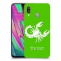 עקרב כיסוי מגן קשיח בעיצוב אישי עם השם שלך ל Samsung Galaxy A40 יחידה אחת סקרין מובייל
