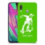 ילד סקייטבורד כיסוי מגן קשיח בעיצוב אישי עם השם שלך ל Samsung Galaxy A40 יחידה אחת סקרין מובייל