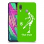 שחקן כדורגל כיסוי מגן קשיח בעיצוב אישי עם השם שלך ל Samsung Galaxy A40 יחידה אחת סקרין מובייל