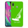 גלישת מפרש כיסוי מגן קשיח בעיצוב אישי עם השם שלך ל Samsung Galaxy A40 יחידה אחת סקרין מובייל