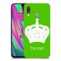 כתר מלכותי כיסוי מגן קשיח בעיצוב אישי עם השם שלך ל Samsung Galaxy A40 יחידה אחת סקרין מובייל