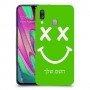 סמיילי כיסוי מגן קשיח בעיצוב אישי עם השם שלך ל Samsung Galaxy A40 יחידה אחת סקרין מובייל