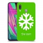 שלג כיסוי מגן קשיח בעיצוב אישי עם השם שלך ל Samsung Galaxy A40 יחידה אחת סקרין מובייל