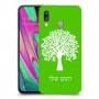 עץ כיסוי מגן קשיח בעיצוב אישי עם השם שלך ל Samsung Galaxy A40 יחידה אחת סקרין מובייל