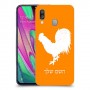 תרנגול כיסוי מגן קשיח בעיצוב אישי עם השם שלך ל Samsung Galaxy A40 יחידה אחת סקרין מובייל