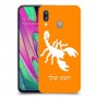 עקרב כיסוי מגן קשיח בעיצוב אישי עם השם שלך ל Samsung Galaxy A40 יחידה אחת סקרין מובייל