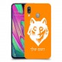 זאב כיסוי מגן קשיח בעיצוב אישי עם השם שלך ל Samsung Galaxy A40 יחידה אחת סקרין מובייל