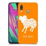 טלה כיסוי מגן קשיח בעיצוב אישי עם השם שלך ל Samsung Galaxy A40 יחידה אחת סקרין מובייל