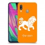 אריה כיסוי מגן קשיח בעיצוב אישי עם השם שלך ל Samsung Galaxy A40 יחידה אחת סקרין מובייל