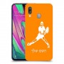 שחקן טניס כיסוי מגן קשיח בעיצוב אישי עם השם שלך ל Samsung Galaxy A40 יחידה אחת סקרין מובייל