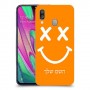 סמיילי כיסוי מגן קשיח בעיצוב אישי עם השם שלך ל Samsung Galaxy A40 יחידה אחת סקרין מובייל