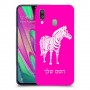 זברה כיסוי מגן קשיח בעיצוב אישי עם השם שלך ל Samsung Galaxy A40 יחידה אחת סקרין מובייל