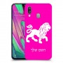 אריה כיסוי מגן קשיח בעיצוב אישי עם השם שלך ל Samsung Galaxy A40 יחידה אחת סקרין מובייל