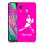 שחקן טניס כיסוי מגן קשיח בעיצוב אישי עם השם שלך ל Samsung Galaxy A40 יחידה אחת סקרין מובייל