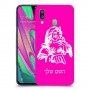 סנטה קלאוס כיסוי מגן קשיח בעיצוב אישי עם השם שלך ל Samsung Galaxy A40 יחידה אחת סקרין מובייל