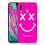 סמיילי כיסוי מגן קשיח בעיצוב אישי עם השם שלך ל Samsung Galaxy A40 יחידה אחת סקרין מובייל