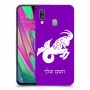 גדי כיסוי מגן קשיח בעיצוב אישי עם השם שלך ל Samsung Galaxy A40 יחידה אחת סקרין מובייל
