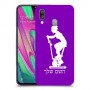 שוליים - אישה כיסוי מגן קשיח בעיצוב אישי עם השם שלך ל Samsung Galaxy A40 יחידה אחת סקרין מובייל
