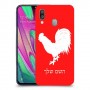 תרנגול כיסוי מגן קשיח בעיצוב אישי עם השם שלך ל Samsung Galaxy A40 יחידה אחת סקרין מובייל