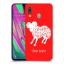 טלה כיסוי מגן קשיח בעיצוב אישי עם השם שלך ל Samsung Galaxy A40 יחידה אחת סקרין מובייל