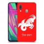 גדי כיסוי מגן קשיח בעיצוב אישי עם השם שלך ל Samsung Galaxy A40 יחידה אחת סקרין מובייל