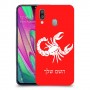 עקרב כיסוי מגן קשיח בעיצוב אישי עם השם שלך ל Samsung Galaxy A40 יחידה אחת סקרין מובייל