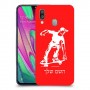 ילד סקייטבורד כיסוי מגן קשיח בעיצוב אישי עם השם שלך ל Samsung Galaxy A40 יחידה אחת סקרין מובייל