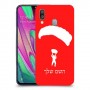 צניחה חופשית כיסוי מגן קשיח בעיצוב אישי עם השם שלך ל Samsung Galaxy A40 יחידה אחת סקרין מובייל