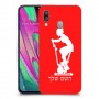 שוליים - אישה כיסוי מגן קשיח בעיצוב אישי עם השם שלך ל Samsung Galaxy A40 יחידה אחת סקרין מובייל