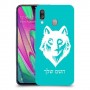 זאב כיסוי מגן קשיח בעיצוב אישי עם השם שלך ל Samsung Galaxy A40 יחידה אחת סקרין מובייל