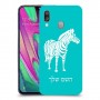 זברה כיסוי מגן קשיח בעיצוב אישי עם השם שלך ל Samsung Galaxy A40 יחידה אחת סקרין מובייל