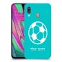 כדורגל - כדור כיסוי מגן קשיח בעיצוב אישי עם השם שלך ל Samsung Galaxy A40 יחידה אחת סקרין מובייל